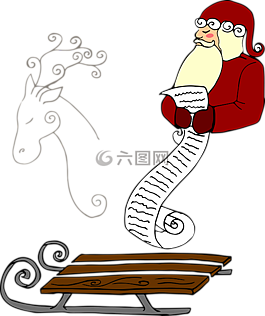 圣誕節(jié),幻燈片,圣誕老人
