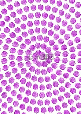 鮮花,紫色,螺旋模式