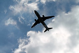 平面,天空,云