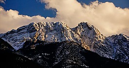 的giewont,冬季,马祖里