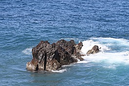 巖,噴霧,沖浪