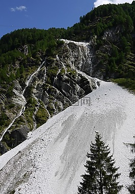 卵石,山,景觀