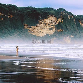 高原,山,海