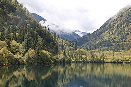 景觀,水,山