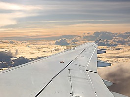 飛機,云,天空