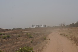 路,污垢,塵土飛揚