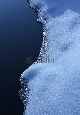 冬天,冰,水