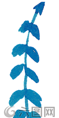 手繪,水彩,葉子