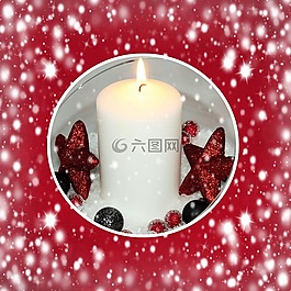 圣誕節(jié),來臨,蠟燭