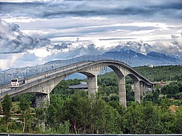 挪威,saltsstraumen,橋
