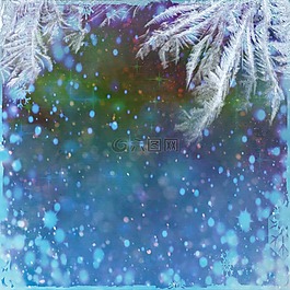背景,圣誕節(jié),雪花