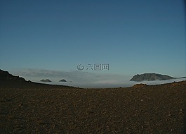 冰島,霧,平