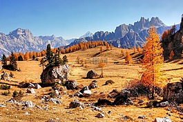 白云巖,山,意大利
