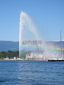 噴d'eau,日內(nèi)瓦,水龍卷