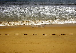 海灘,軌道,砂