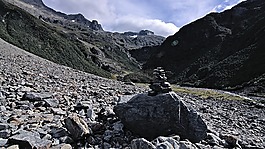 山,高原,巖