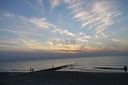海,太陽(yáng),水