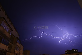 閃電,雷暴,雷聲