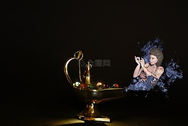 女子,黑暗,神秘
