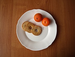 甜點(diǎn),板,餐桌