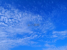 藍色,天空,云