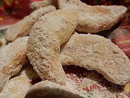 圣诞节,饼干,vanillekipferl