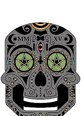 頭骨,壁紙,顏色