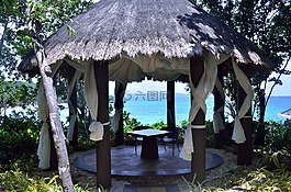 海滩小屋,棚屋,浪漫