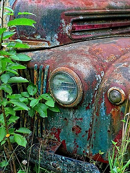 老,生疏,車