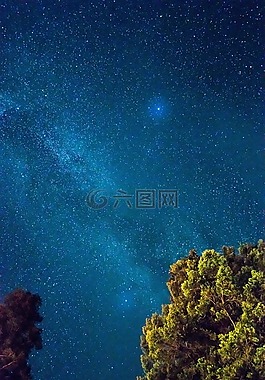 黑暗,藍(lán)色,天空