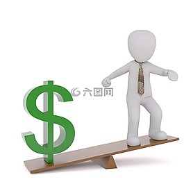 白人男性,3d模型,孤立