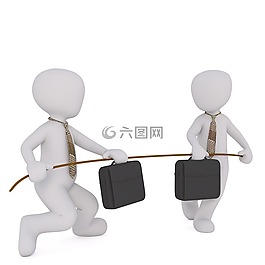 白人男性,3d模型,孤立