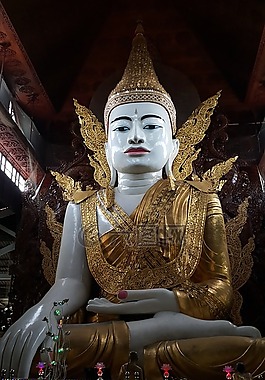 佛,緬甸,寺