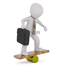 白人男性,3d模型,孤立