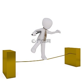 白人男性,3d模型,孤立