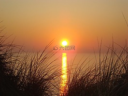 日落,海,太陽(yáng)