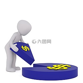 白人男性,3d模型,孤立
