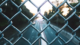 籬笆,鋼,電線