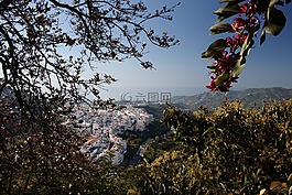 地中海,西班牙,村