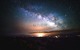 黑暗,夜,云