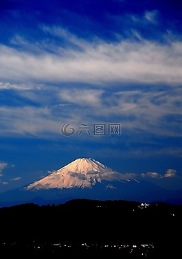 富士山,天空,光榮