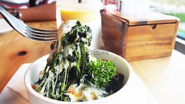 烤菠菜,食品,開胃菜