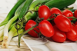 蕃茄,蔥,蔬菜