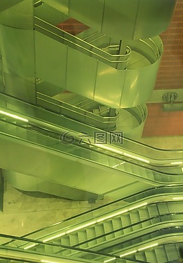 樓梯,自動扶梯,架構