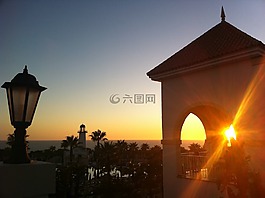 晚上,天空,月球