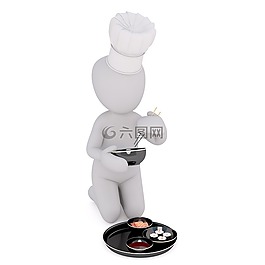 寿司,菜单,烹饪