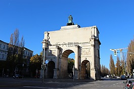 siegestor,慕尼黑,建設(shè)