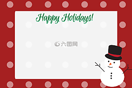 節(jié)日快樂,文本框中,紅色