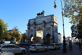 siegestor,慕尼黑,建設(shè)