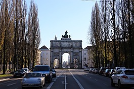 siegestor,慕尼黑,建設(shè)